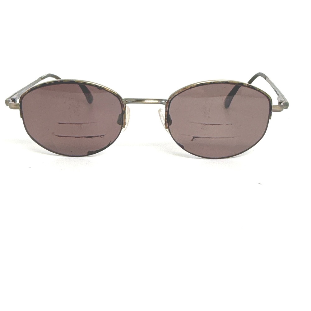 Emporio Armani 080 1021 Oval Sunglasses Gunmetal Frame Italy 47-21-135 21648
